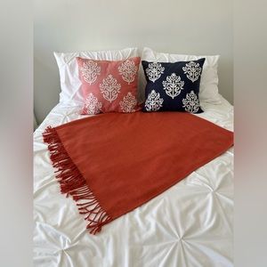 Pottery Barn Pillow Covers & Throw